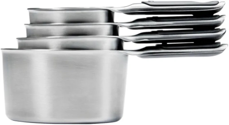 OXO Good Grips 4 Piece Stainless Steel Measuring Cups with Magnetic Snaps — image 1
