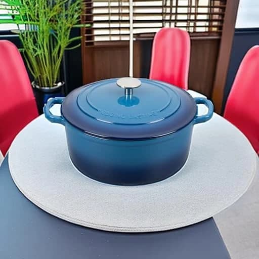 EDGING CASTING Enameled Cast Iron Dutch Oven Pot with Lid — image 2