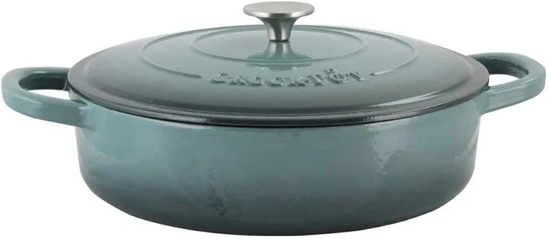 Crock-Pot Crock Pot Artisan Enameled Cast Iron Braiser W/Lid — image 2