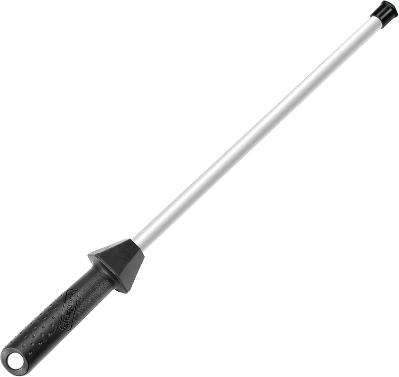 Total L.17.5-Inch/Rod L.12-Inch 3000-Grit Ceramic Sharpening Steel with