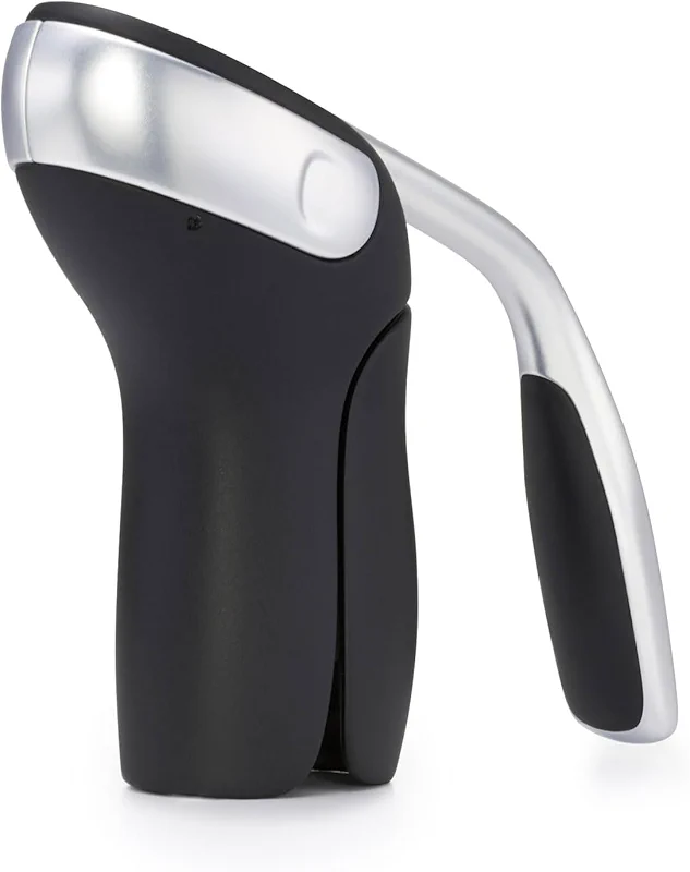 OXO Steel Vertical Lever Corkscrew with Removable Foil Cutter: image 7