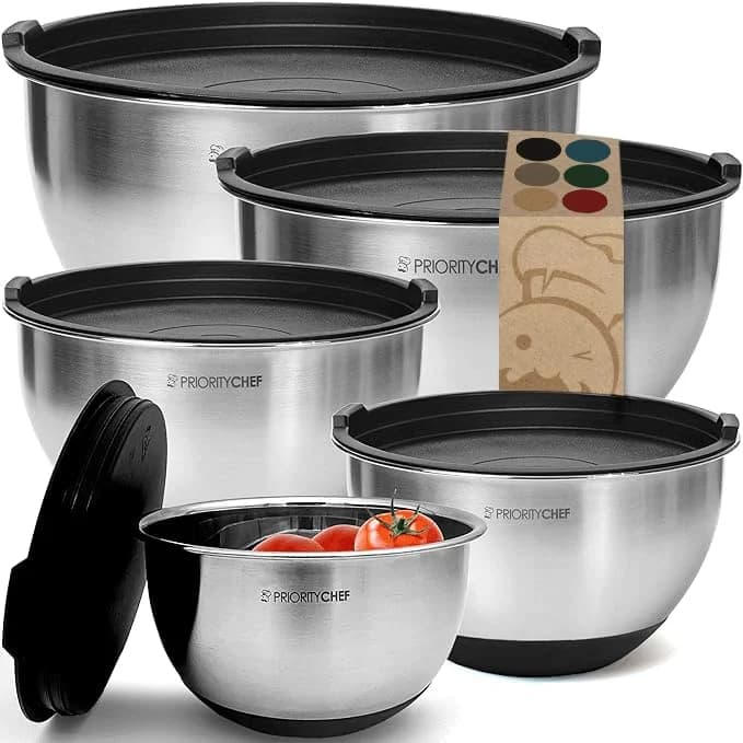 Priority Chef Premium Mixing Bowls With Lids Set — image 6