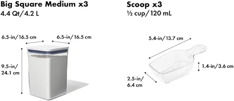 OXO New Good Grips 6-Piece POP Container Bulk Set — image 8