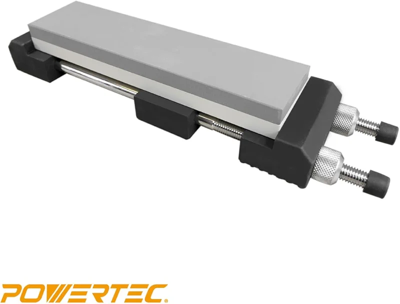 POWERTEC Sharpening Stone Holder – Adjustable Whetstone Stone Holder 5.5"
