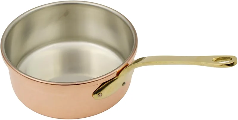 Handcrafted Copper Saucepan with Handle and Lid - Made in Portugal — image 3
