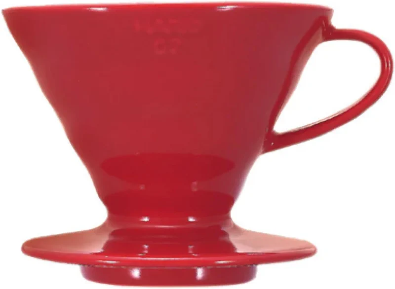 HARIO VDCR-02R V60 02 Coffee Dripper Ceramic Red Coffee Drip for 1-4 Cups — image 4