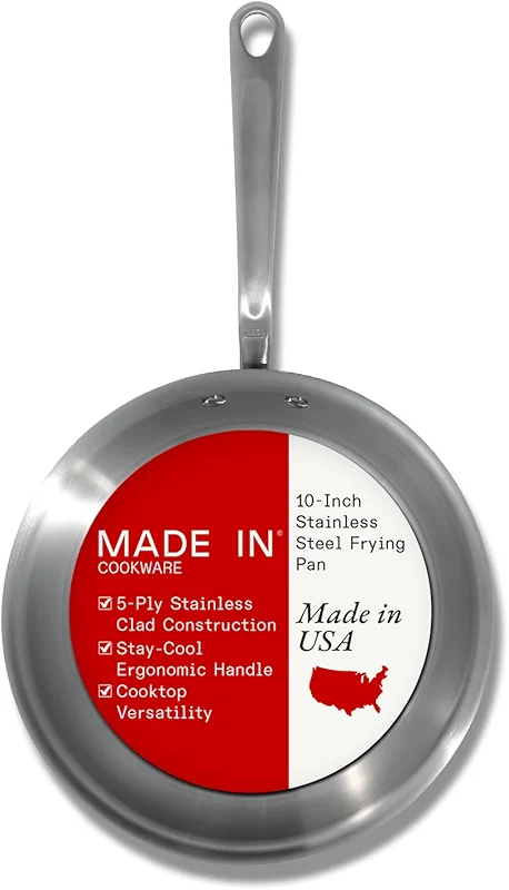 Made In Cookware | 10-Inch Stainless Steel Frying Pan | 5 Ply Stainless — image 7