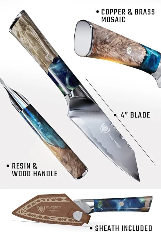 Dalstrong Valhalla 4" Paring Knife — 9CR18MOV HC Steel (8–12° Edge)