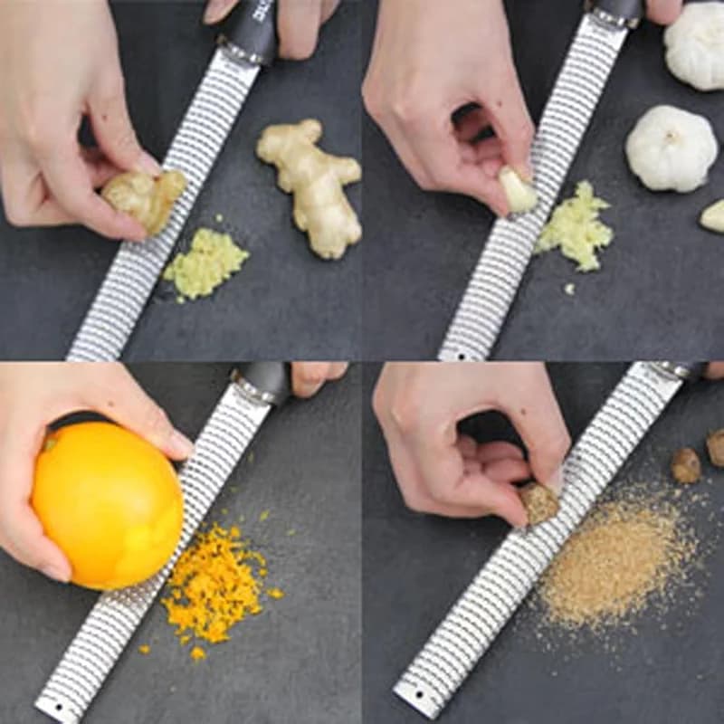 Microplane Premium Classic Series Lime Zester and Parmesan Grater (Green) — image 4
