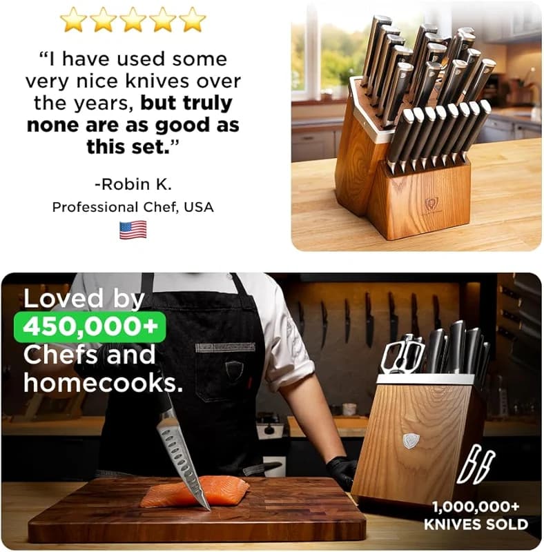 Dalstrong 24-Piece Knife Block Set — Forged German Steel (9–11° — image 6
