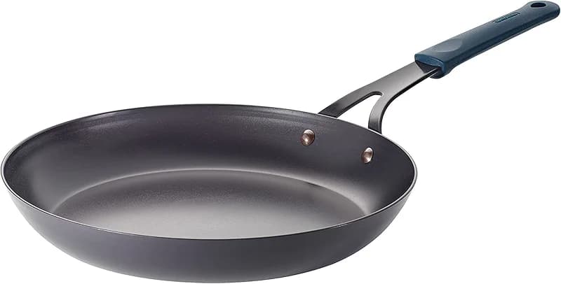 Tramontina Carbon Steel 12-Inch Large Frying Pan with Silicone Grip — image 4