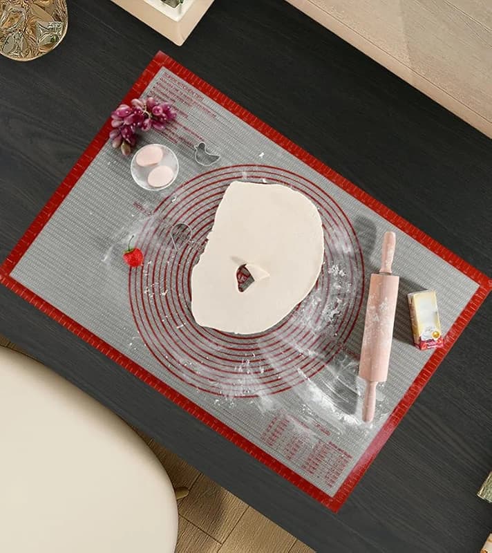 Non-slip Silicone Pastry Mat Extra Large with Measurements 36''By 24'' for — image 8