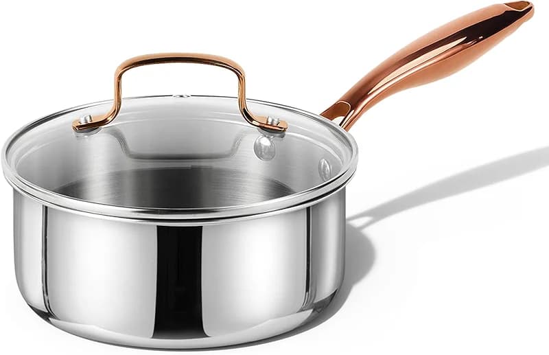 CAROTE 2Qt Stainless Steel Saucepan Set — image 6