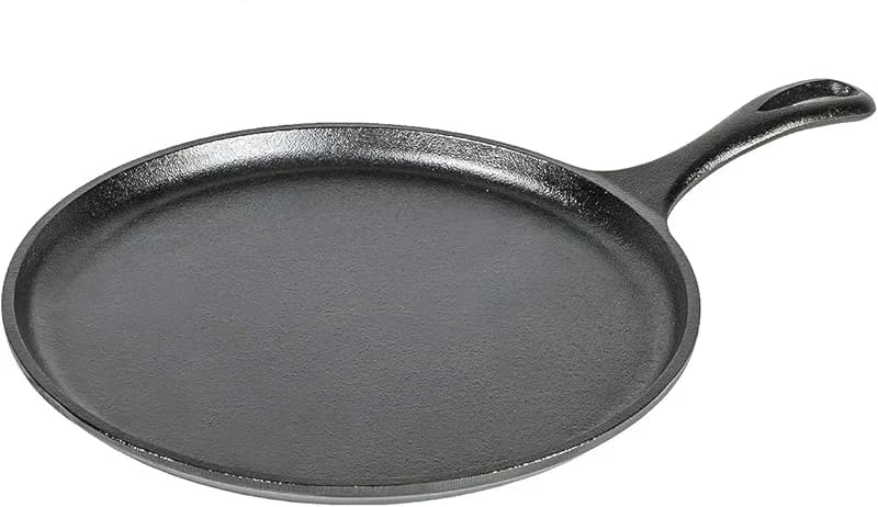 Lodge Round Seasoned Cast Iron Griddle 10.5 Inches - Round-Shaped — image 1