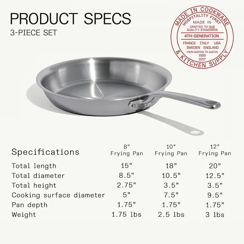 Made In Cookware | 3-Piece (Includes 8"