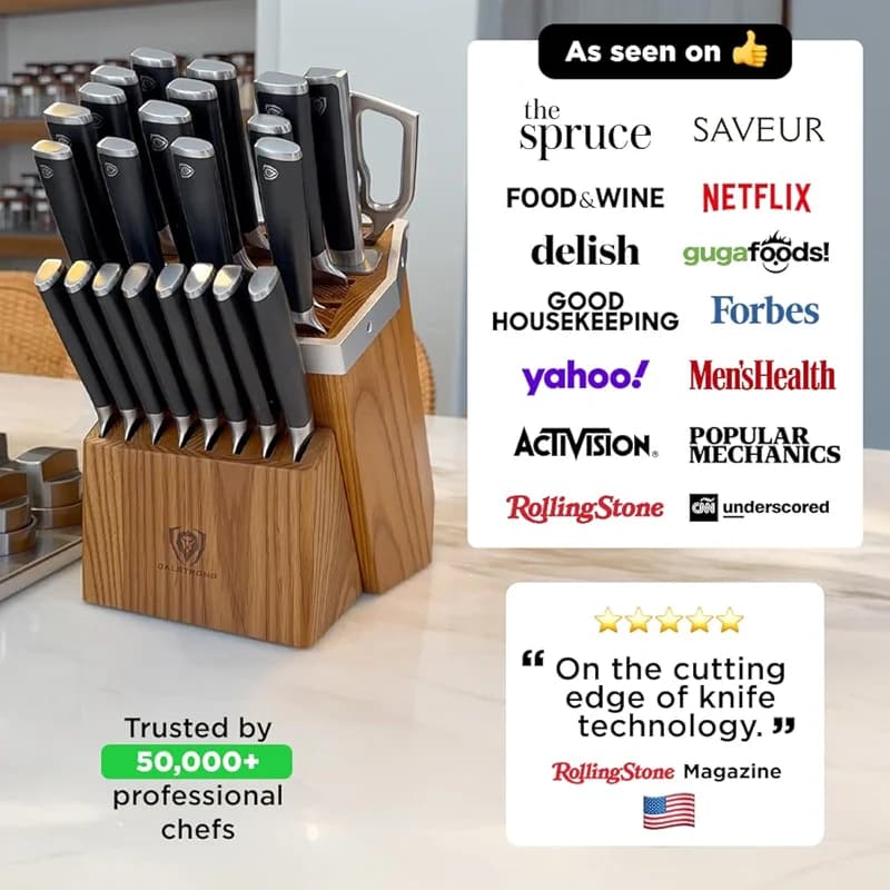 Dalstrong 24-Piece Knife Block Set — Forged German Steel (9–11° — image 3