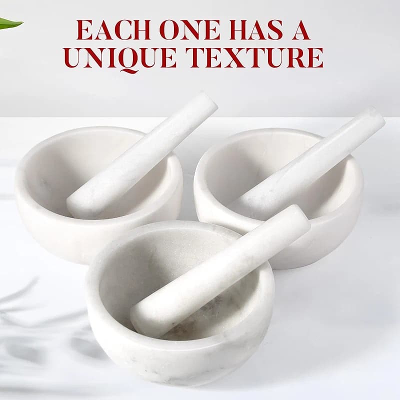 Koville Marble Mortar and Pestle Set — image 2