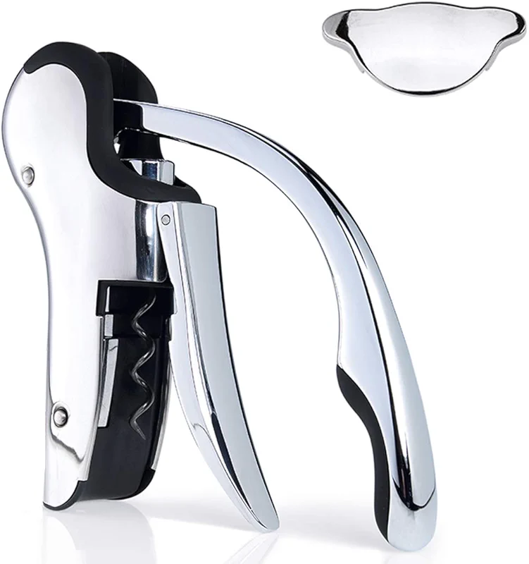 Stainless Steel Wine Opener Compact Vertical Corkscrew Wine Bottle Opener