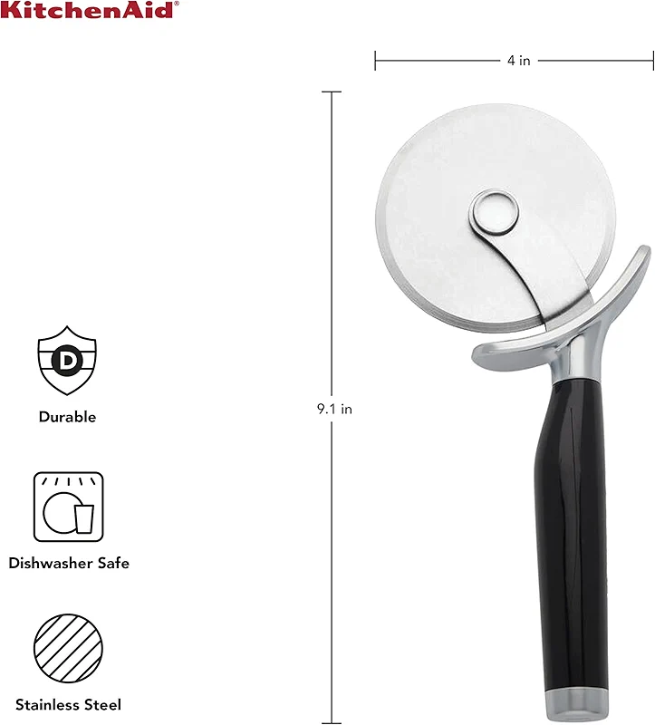 KitchenAid Classic Pizza Wheel with Sharp Blade For Cutting Through Crusts — image 1