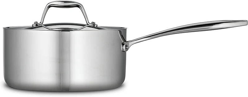 Tramontina Signature Tri-Ply Clad Stainless Steel 3-Quart Sauce Pan with — image 7