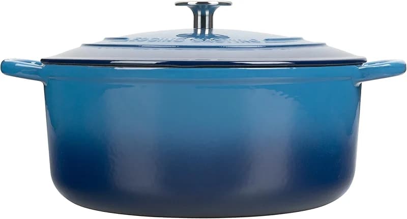 EDGING CASTING Enameled Cast Iron Dutch Oven Pot with Lid — image 5