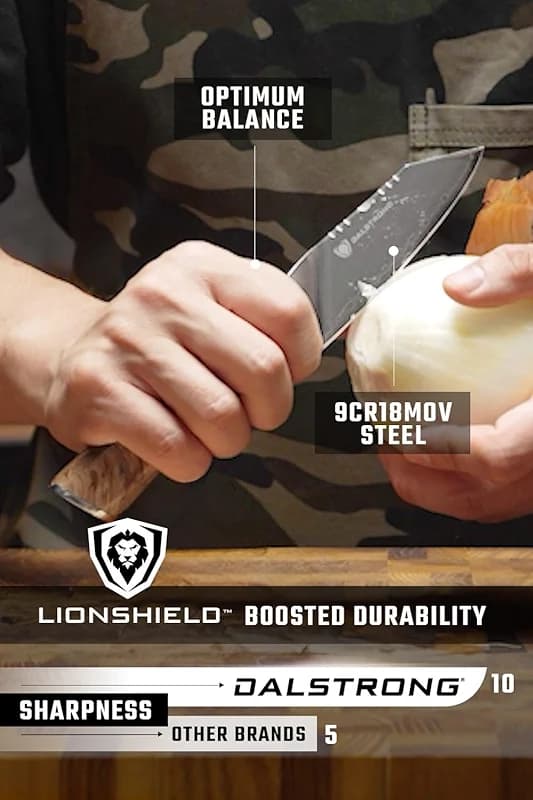 Dalstrong Valhalla 4" Paring Knife — 9CR18MOV HC Steel (8–12° Edge) — image 6