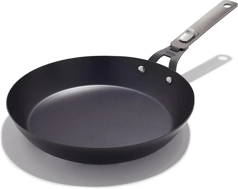 OXO Outdoor Pre-Seasoned Carbon Steel 12" Frying Pan Skillet — image 4