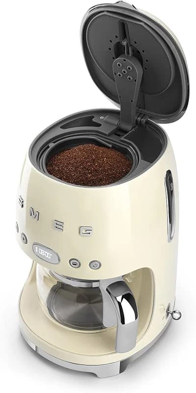 Smeg 50's Retro Style Aesthetic Drip Coffee Machine with 10 Cup Glass: image 8