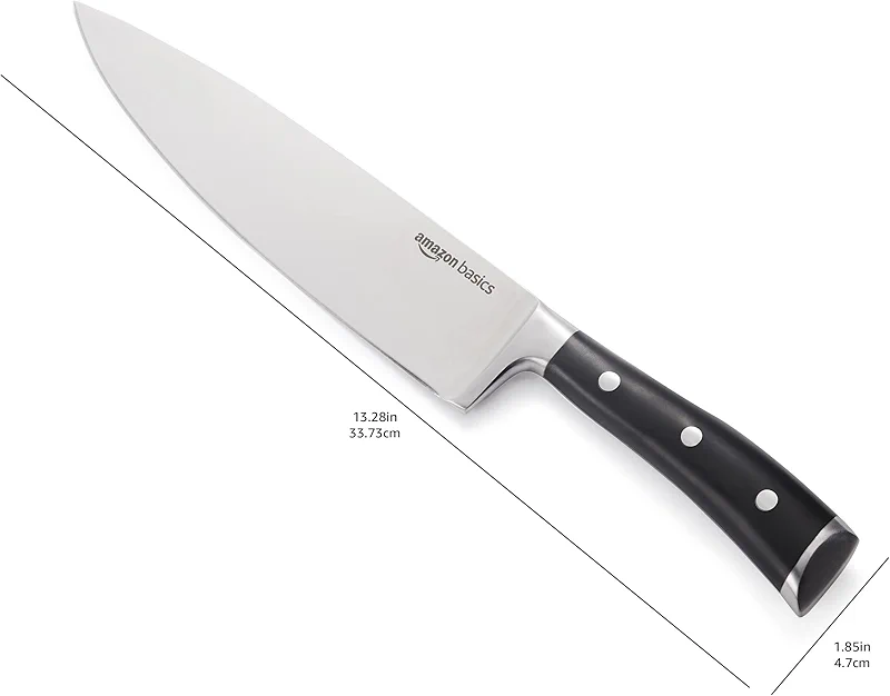 Amazon Basics Classic 8-inch Full Tang High Carbon Stainless Steel Chef's — image 2