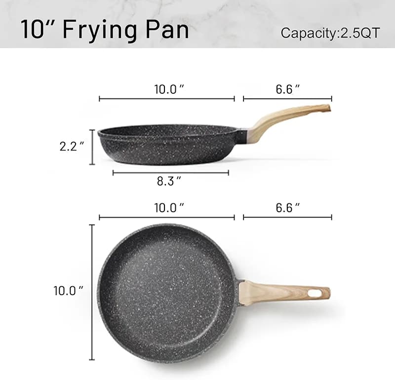 CAROTE Non Stick Frying Pan Skillet