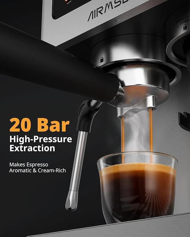 AIRMSEN Espresso Machines with Burr Grinder — image 5
