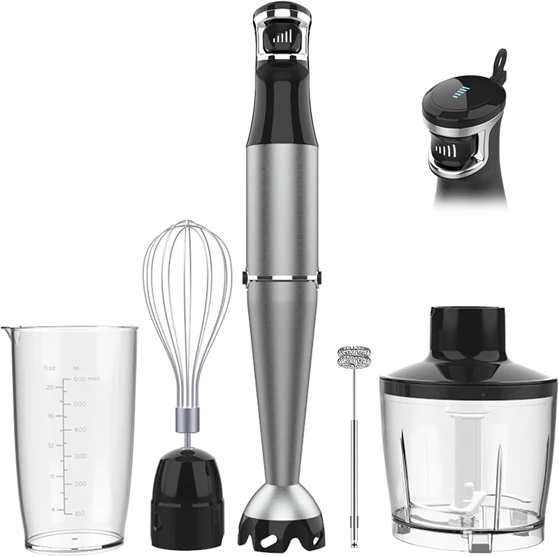 Turelar Immersion Blender Handheld Corded Hand Blenders Set 1100W