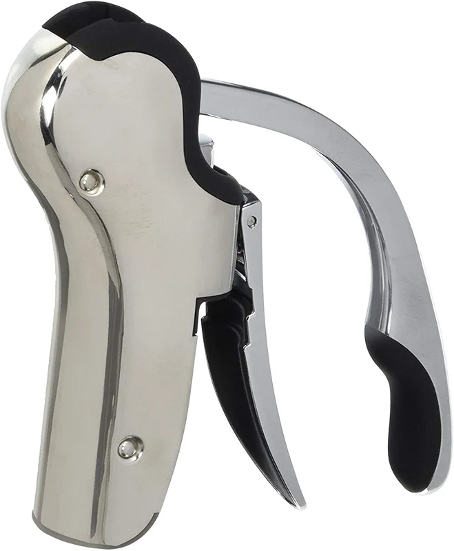 Stainless Steel Wine Opener Compact Vertical Corkscrew Wine Bottle Opener — image 3