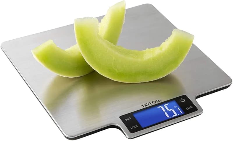 Taylor 22lb Ultra-Precise Digital Stainless Steel Household Kitchen Scale — image 4