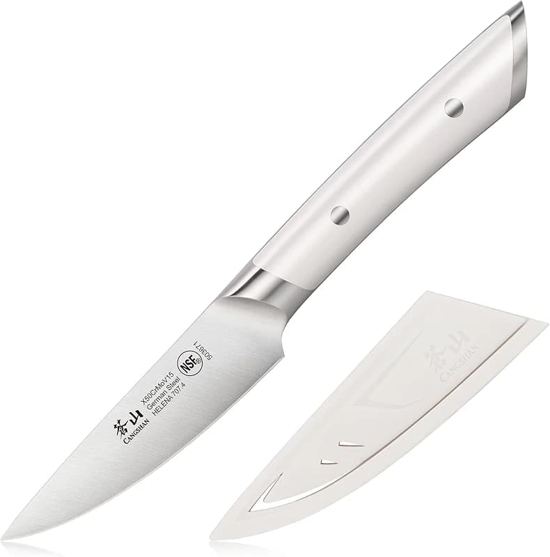 Cangshan HELENA Series German Steel Forged 3.5" Paring Knife with Sheath — image 8
