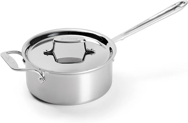 All-Clad D5 5-Ply Stainless Steel Sauce Pan 3 Quart Induction Oven Broiler — image 7