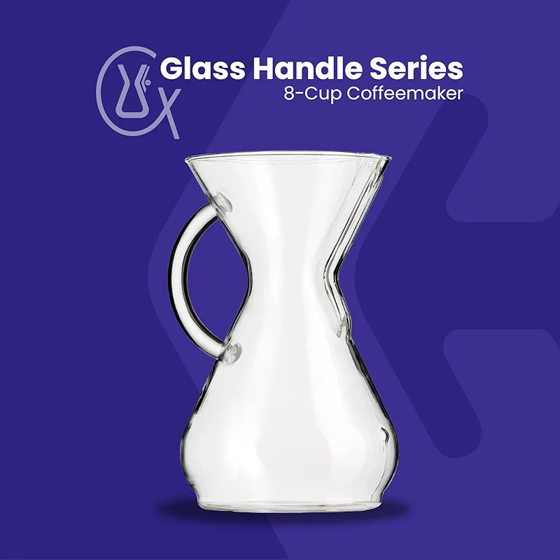 Chemex Pour-Over Glass Coffeemaker - Glass Handle Series - 8-Cup — image 7