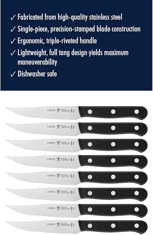 HENCKELS Solution Razor-Sharp Steak Knife Set of 8 — image 6