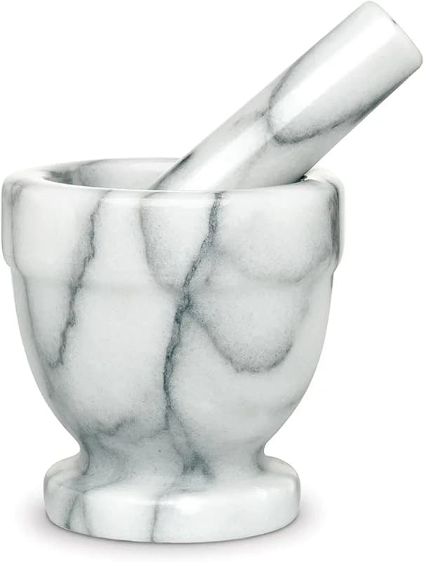 HIC Kitchen Tall Mortar and Pestle Set — image 2