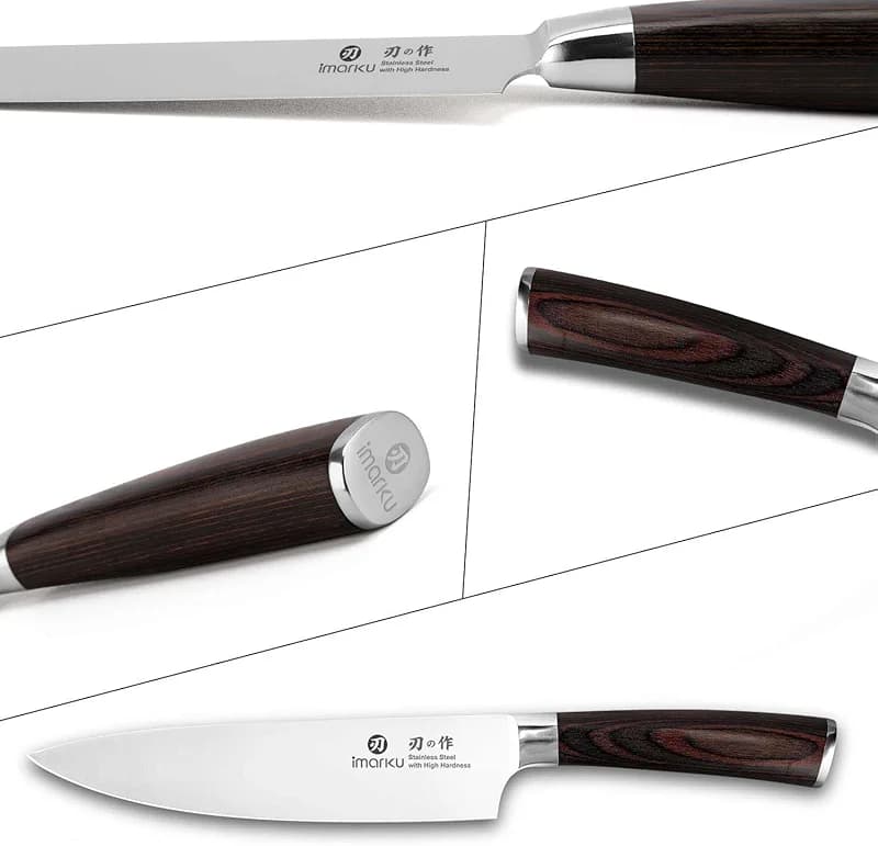 imarku Japanese Chef Knife - Sharp Kitchen Knife 8 Inch Chef's Knives HC — image 5