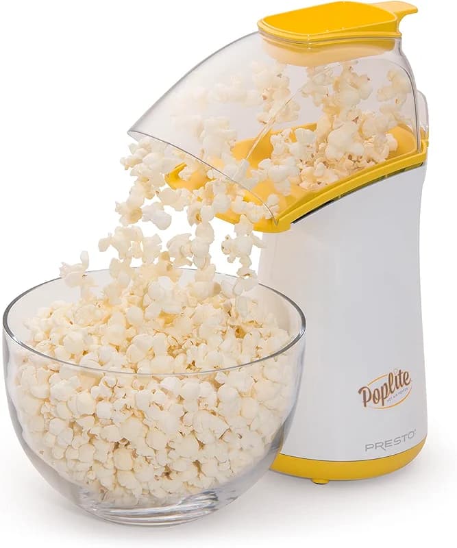Presto 04820 Poplite Hot Air Popcorn Popper - Built-In Measuring Cup + — image 3