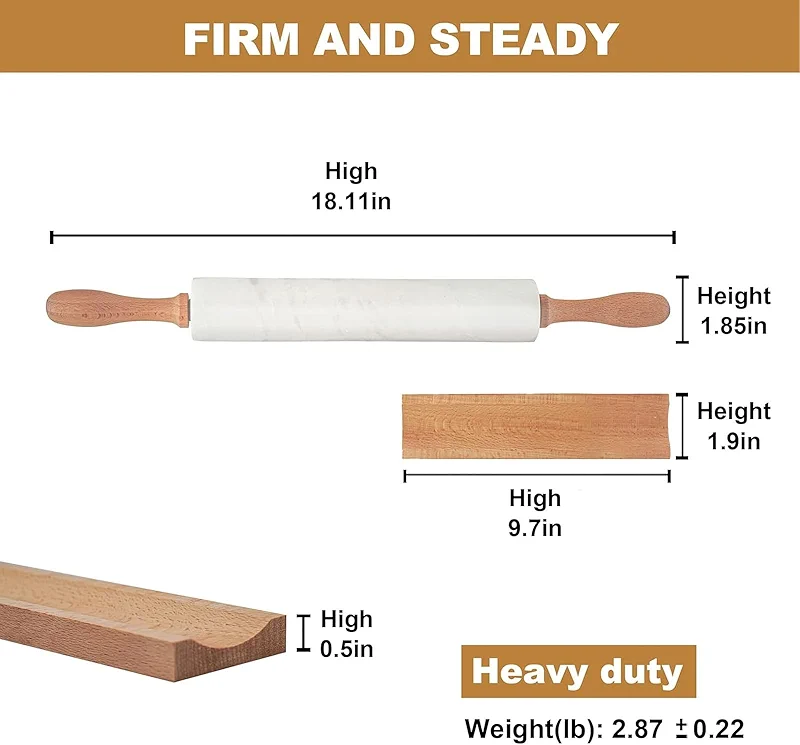 Koville Marble Rolling Pin — image 2