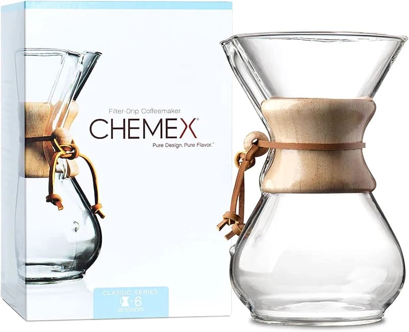 Chemex Pour-Over Glass Coffeemaker - Classic Series - 6-Cup - Exclusive — image 3