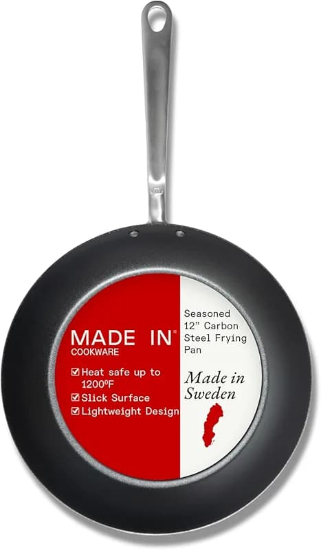 Made In Cookware - Seasoned 12" Carbon Steel Frying Pan - Professional: image 8