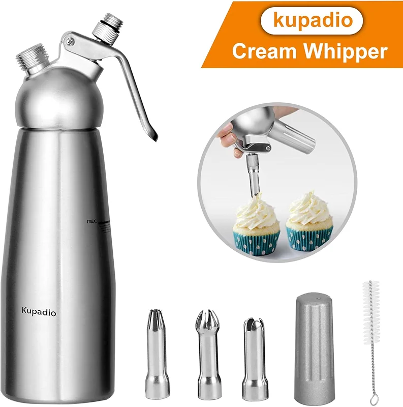 Professional Aluminum Whipped Cream Dispenser Cream Maker 500mL (1 Pint) — image 4