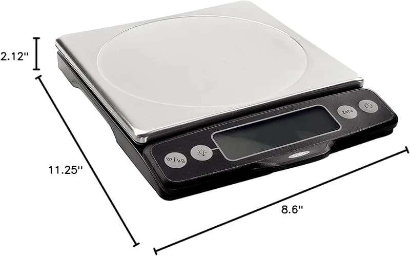 OXO Good Grips Stainless Steel Food Scale with Pull-Out Display — image 2