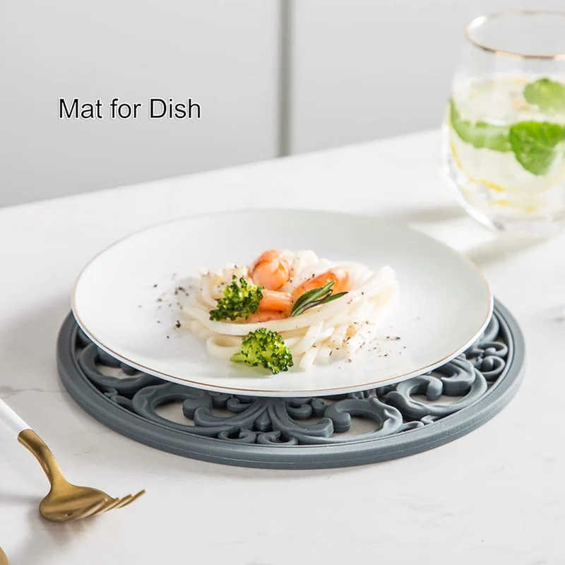 Extra Thick Silicone Trivet Mat for Hot Dishes — image 4