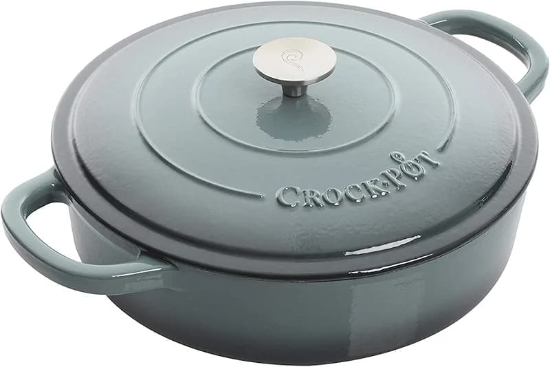 Crock-Pot Crock Pot Artisan Enameled Cast Iron Braiser W/Lid — image 1