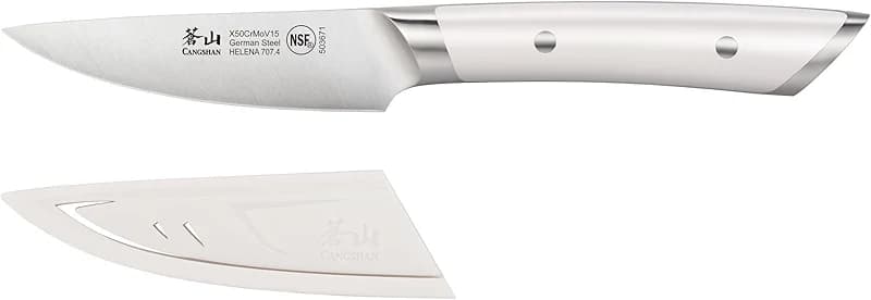 Cangshan HELENA Series German Steel Forged 3.5" Paring Knife with Sheath — image 6