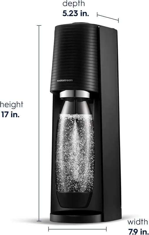 sodastream Terra Sparkling Water Maker Bundle in Black - includes 3-Pack: image 4